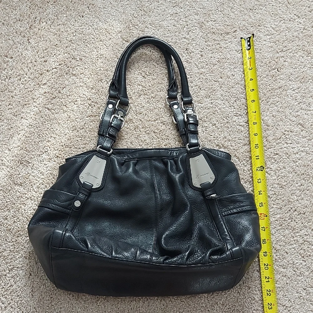Leather Tote Satchel Shoulder Bag Large Multi Compartment Soft Leather